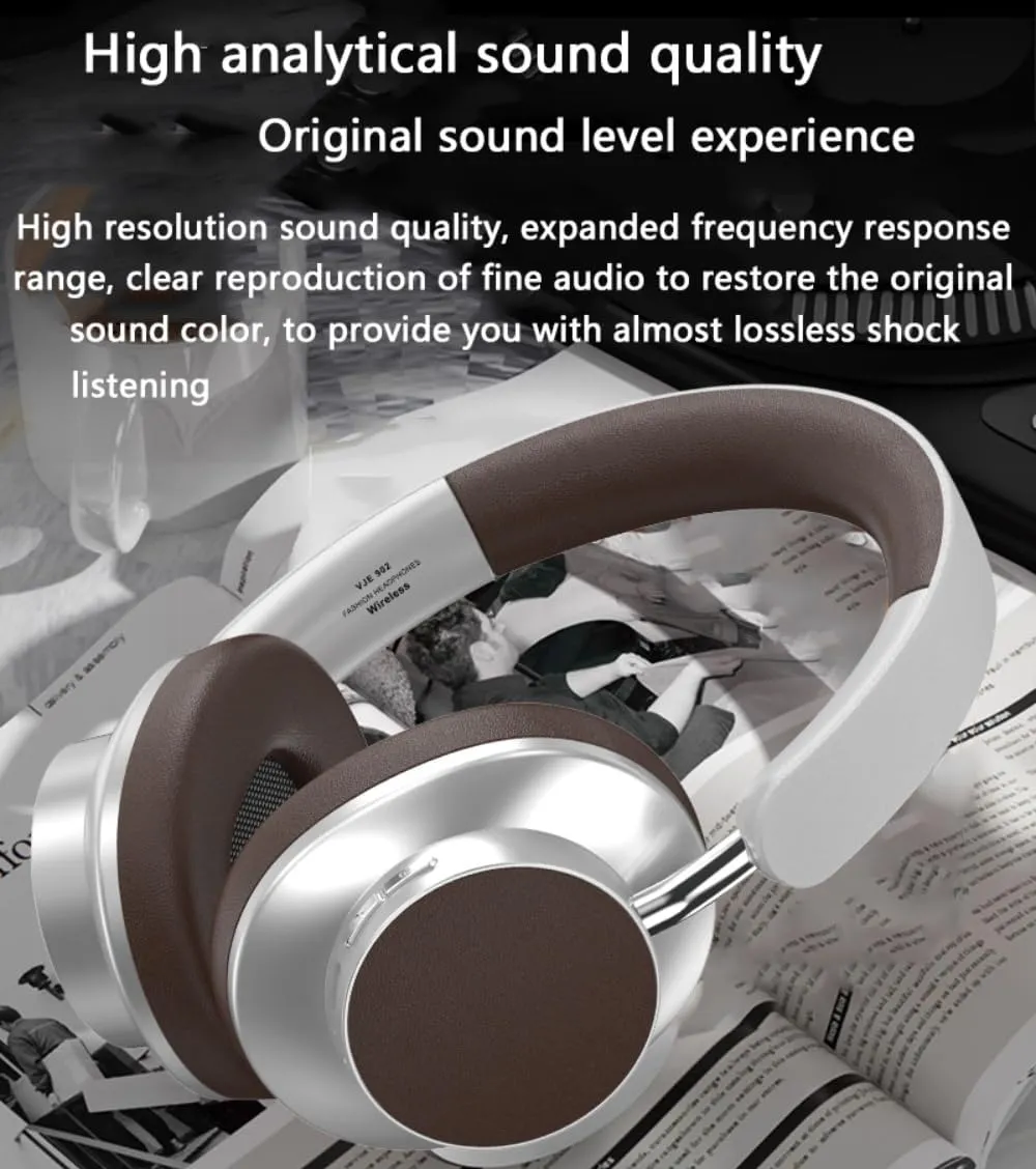 Bezdrôtové Bluetooth slúchadlá s mikrofónom, HiFi stereo, ENC redukcia šumu, nízka latencia pre hry, vhodné pre mobilné telefóny, počítače atď._voghion.com