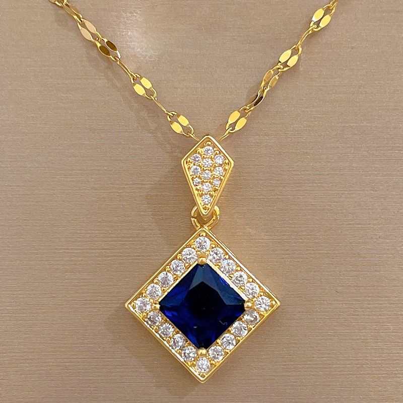 [Titanstahl] Blaues Diamantohrringset mit leichtem Luxus-Mikro-Inlay, personalisierten Temperament-Bankettohrringen und_voghion.com