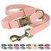 Personalized Leash, Custom Dog Collar, Walking Rope, Leather Pet Collars For Small, Medium, And Large Sizes By PawParty Store_voghion.com