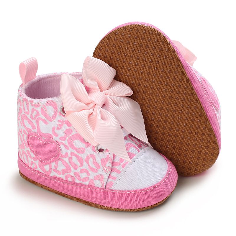 Mother & Kids Foreign Trade Baby Shoes 0-1 Years Old Pink Girl Bow Spring And Autumn Toddler Shoes_voghion.com