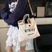 Bolso tote de lona extragrande para mujer, bandolera informal de verano (mochila universitaria ligera y espaciosa, con un toque de estilo informal)_voghion.com