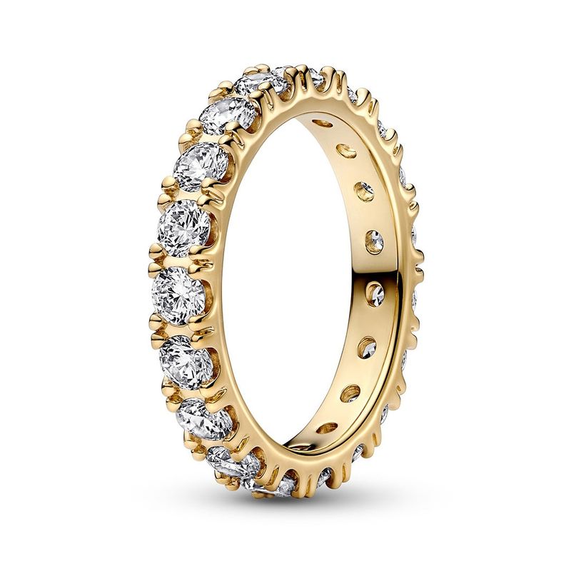 Modischer Sparkling Row Ewigkeitsring_voghion.com