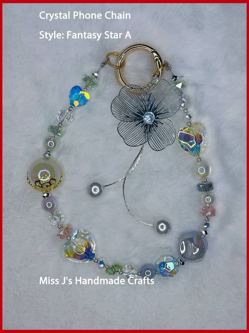 Miss J Crystal Beads Telefoonketting 25cm Fantasy Star A_voghion.com