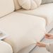 Housse de canapé extensible crème - Nouveau design, entièrement élastique et antidérapante, pour toutes les saisons (ajustement universel, protection de canapé)_voghion.com