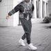 Neue trendige Marke im amerikanischen Stil, lässig, locker, Sweatshirt und Jogginghose, Tech-Print, langärmeliges Sport-Set für Herren_voghion.com