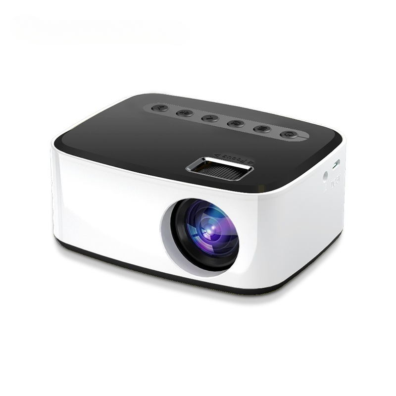 Projektor z WiFi, projektor 1080P HD, mini projektor do filmów na świeżym powietrzu, smartfon z systemem iOS i Android do domowej rozrywki_voghion.com
