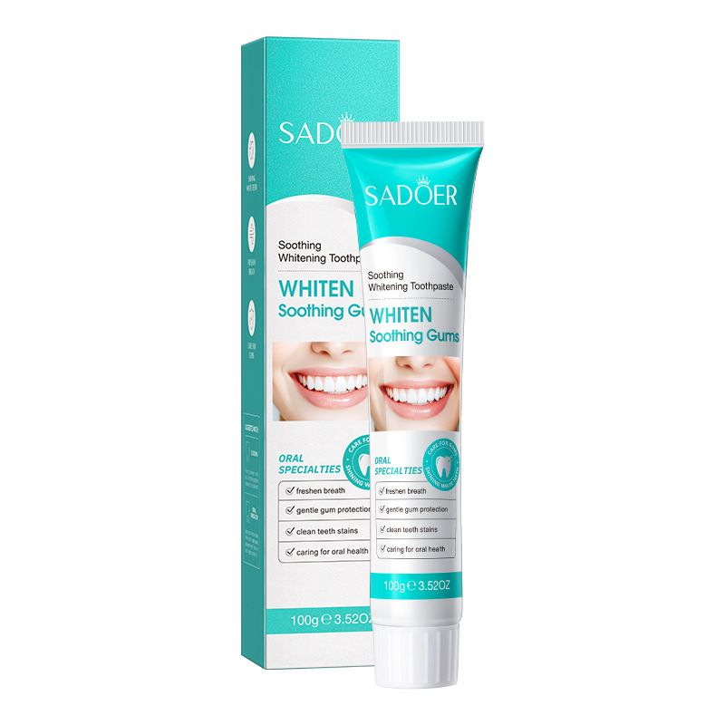Toothpaste SADOER Soothing Whitening Toothpaste 100g Deep Cleansing Fixing Teeth_voghion.com
