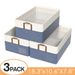 Foldable Basket Dual Fabric 3 With Pack Organizer Wardrobe Bin Tra Organizer Storage Large Storage Drawer Clothes Handles Boxes_voghion.com