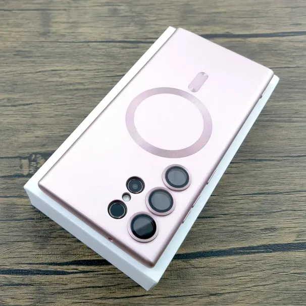 Custodia morbida magnetica in TPU di lusso per Samsung Galaxy S25 S24 S23 S22 S21 S20 Ultra Plus FE Note 20 S25Ultra Charge Cover_voghion.com