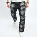 Férfi ruházat Slim Fit Bootcut Nadrág Férfi Hip Hop High Street Férfi Farmer_voghion.com