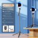 4-Axis Stabilized Selfie Stick Tripod With Bluetooth Remote & LED Lights – Extendable 1.7m Phone Mount For Vlogging, TikTok & Travel Photography_voghion.com