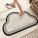 Tappetini antiscivolo per il bagno, tappetini assorbenti in fango diatomeico, tappetini per porte a forma di nuvola, tappeti ad asciugatura rapida_voghion.com