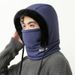 LazyZoom Cappello da neve antivento spesso foderato in pile con sciarpa e maschera per il viso, Cappello da sci Lei Feng resistente al freddo da donna, Ciclismo invernale_voghion.com