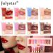 Transparent Water Light Lipstick Set with Mirror Face Beautiful Moisturizing Soft Tube Color Lip Protection Oil_voghion.com