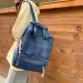 Retro Denim Womens Backpack Canvas Shoulders Bag College Knapsack Big Packbag Travel Rucksack Student Jeans Mochila Y2K_voghion.com