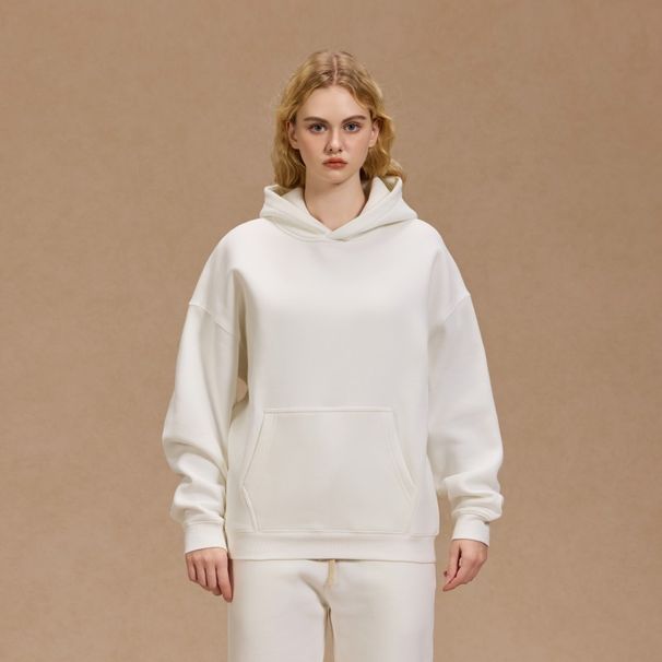 Oversized Herren-Hoodie mit Fleecefutter – 350 g/m² schwerer Streetwear-Pullover, überschnittene Schultern, gerippter Saum (S-2XL)_voghion.com