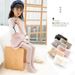 Cross-border Autumn New Korean Cotton Knitted Bow Vertical Strip Pantyhose Girls 5-8 Years Old Children's Socks 3 Base Socks_voghion.com