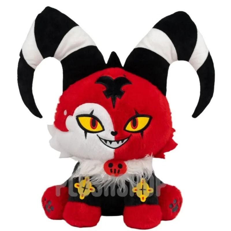 30CM großes Plüschtier Niffty Blito Meow Hazbin Hotel Plushie Kuscheltiere Puppe Anime Cartoon Weiches individuelles Plüsch Kinderspielzeug Geschenke_voghion.com
