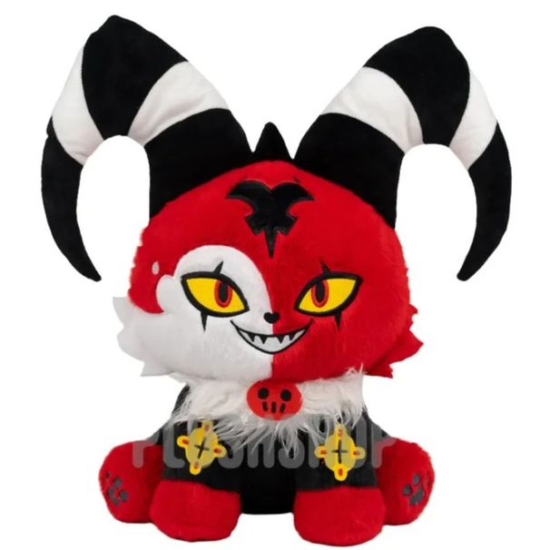 30CM großes Plüschtier Niffty Blito Meow Hazbin Hotel Plushie Kuscheltiere Puppe Anime Cartoon Weiches individuelles Plüsch Kinderspielzeug Geschenke_voghion.com
