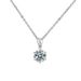 Collier pendentif flocon de neige en moissanite ange classique simple diamant mode chaîne de clavicule collier en argent S925 couple féminin_voghion.com