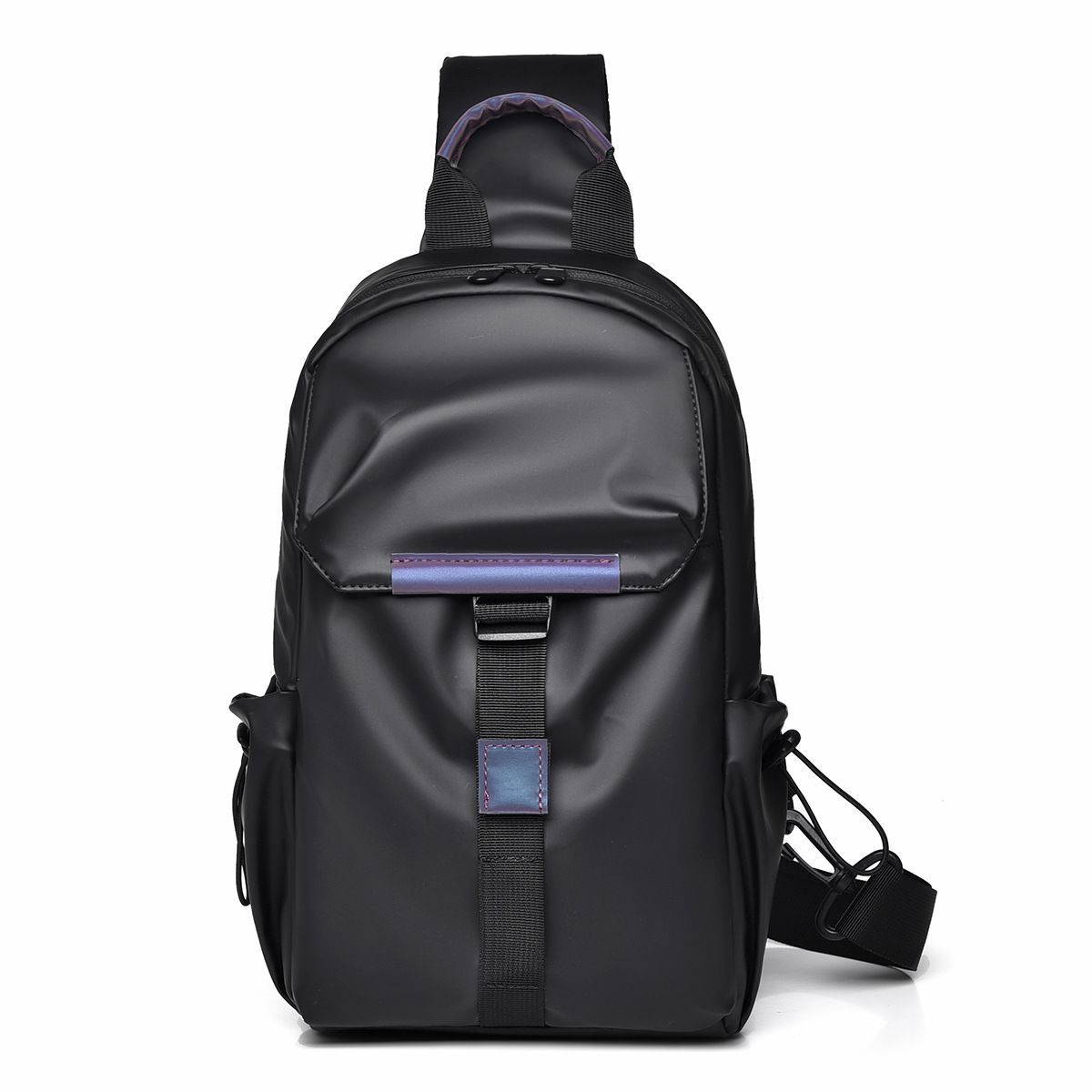 Chest Bag Men's Trend Fashion Crossbody Bag Multifunctional Waterproof Leisure Cycling Small Satchels_voghion.com