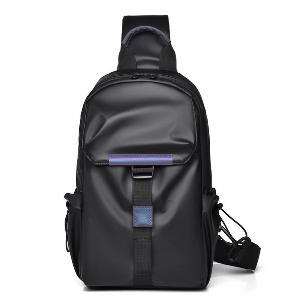 Chest Bag Men's Trend Fashion Crossbody Bag Multifunctional Waterproof Leisure Cycling Small Satchels_voghion.com