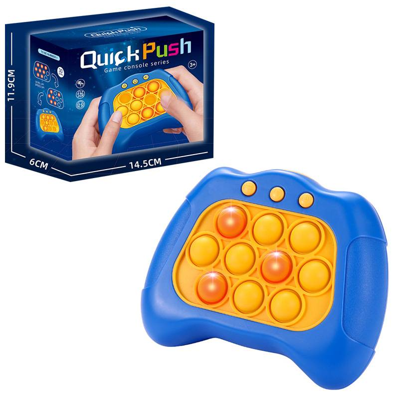 Genuine Pop Popping Game It! Push-Play Puzzle Game Console Speed Push Gopher, 4 Modes of Play | Teenage Boys & Girls Ages 3-12 and up (White)_voghion.com