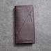 Men's Slim Leather Wallet - Youthful Long Wallet with Large Capacity, Multiple Card Slots, Stylish Business Design for Modern Professionals_voghion.com