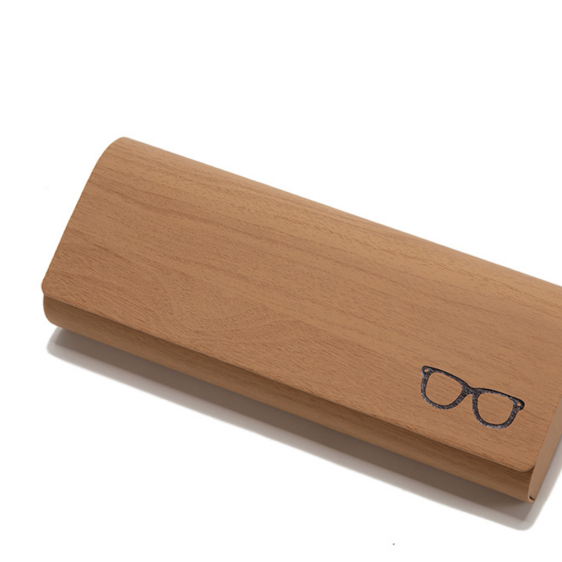 Glasses Box High Grade Portable Anti Pressure Fashion Folding Myopia Glasses Box Leather Sunglasses Box Eye Box_voghion.com
