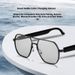 Smart Bluetooth Glasses GS12 With Magnetic Charging & Light-Adjusting Lenses – Retro Metal Frame For Hands-Free Calls & Music_voghion.com