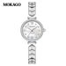 Women's Elegant Minimalist Quartz Watch – Crystal-Accented Dial, Alloy Bracelet, Versatile Style Bracelet Watch Inlaid With Diamonds Quartz Watch_voghion.com