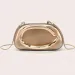 Designer 2025 Fashion Women's Handbag Bride Metal Gold Women Evening Banquet Clutch Shoulder Wedding Purse Party_voghion.com