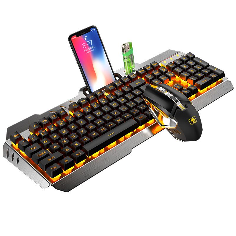 K670 Mamba Snake Drahtlose Tastatur Und Maus Set Wiederaufladbare Notebook Desktop-Computer E-Sport Spiel CF_voghion.com