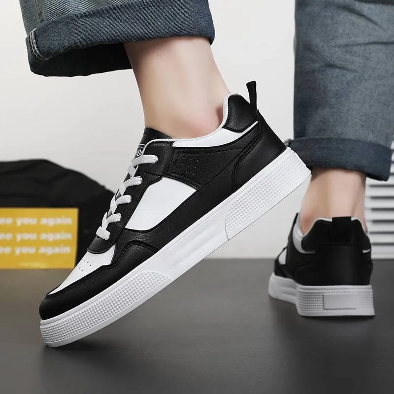Chaussures décontractées tendance pour étudiants, petites chaussures blanches respirantes assorties à tout, chaussures pour hommes quatre saisons_voghion.com