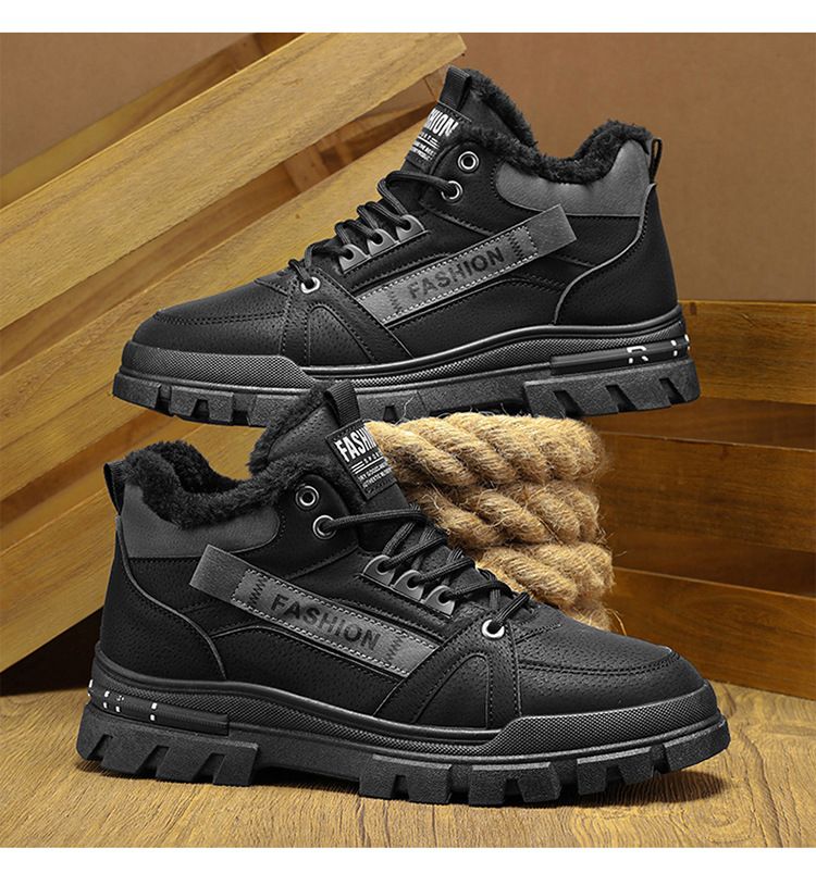 "2025. Autumn/Winter Warm Shoes, Men's Board Shoes, Sporty And Casual Men's Shoes._voghion.com