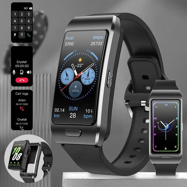 Z15 MAX Smartwatch met Bluetooth-bellen – 2-in-1 fitnesstracker en draadloze oordopjes, hartslag-/bloeddrukmeter, slaapregistratie_voghion.com