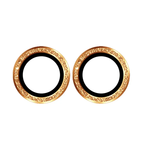 Bagside kameralinse hærdet glas til Samsung Galaxy Z Flip 6 Flip 5 5G Glitter Diamond Metal Lens Ring Glas Protector_voghion.com