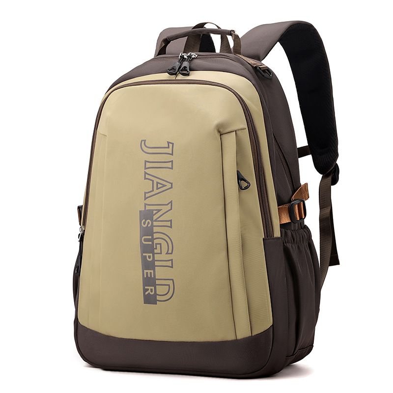 Men's Bags New Men's Casual Sports Backpack Men's Large Capacity Waterproof Oxford Cloth Junior High School Student Schoolbag_voghion.com