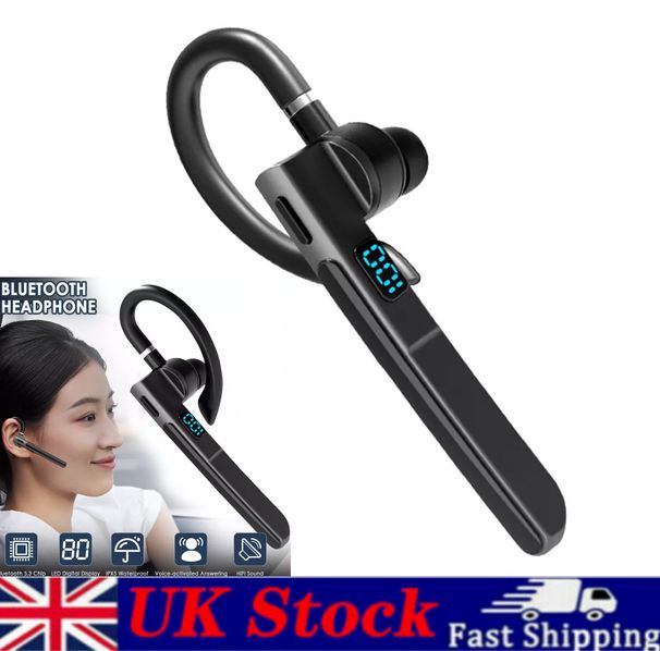 Kabelloses Bluetooth-Ohrhörer-HD-Headset mit Geräuschunterdrückung für Trucker-Freisprechanrufe +_voghion.com