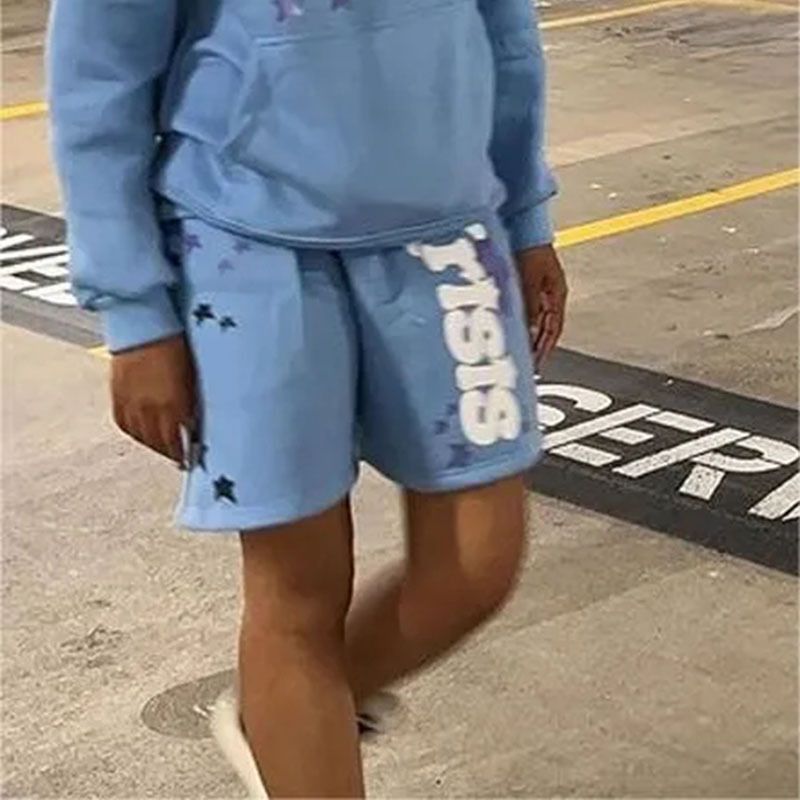 Abbigliamento maschile Maglioni larghi Felpe da uomo e da donna Felpe con cappuccio casual alla moda Pantaloncini con stampa a stelle_voghion.com