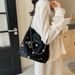 Korean Fashion Women's 2024 Spring And Summer New Simple Casual Bucket Bag_voghion.com
