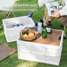 Outdoor Foldable Camping Storage Box That Doubles As A Table_voghion.com