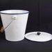 9L Enamel Milk Bucket Ice Bucket With Lid And Handle Rice Container Liquid Container Storage Can For Farm Garden Yard_voghion.com