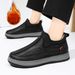 Winter Men Plus Velvet Thick Sheep Wool Dad Shoes Leather Waterproof Non Slip Elderly Shoes Men_voghion.com