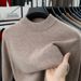Maglione lavorato a maglia casual di base premium Tongxiang Puyuan Woolen 100 Pure da uomo autunno e inverno con collo alto_voghion.com