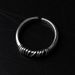 Hot sales Popular Lines Geometry For Men Jewelry Trendy Sterling Sier Ring Male Index Finger Accessories Adjustable_voghion.com