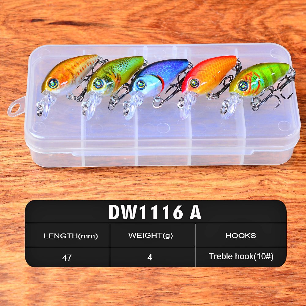 Lure Rockfish 10 Pieces Popper Fishing Bait PP Box Set Multiple Styles_voghion.com