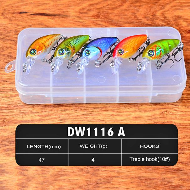 Lure Rockfish 10 Pieces Popper Fishing Bait PP Box Set Multiple Styles_voghion.com