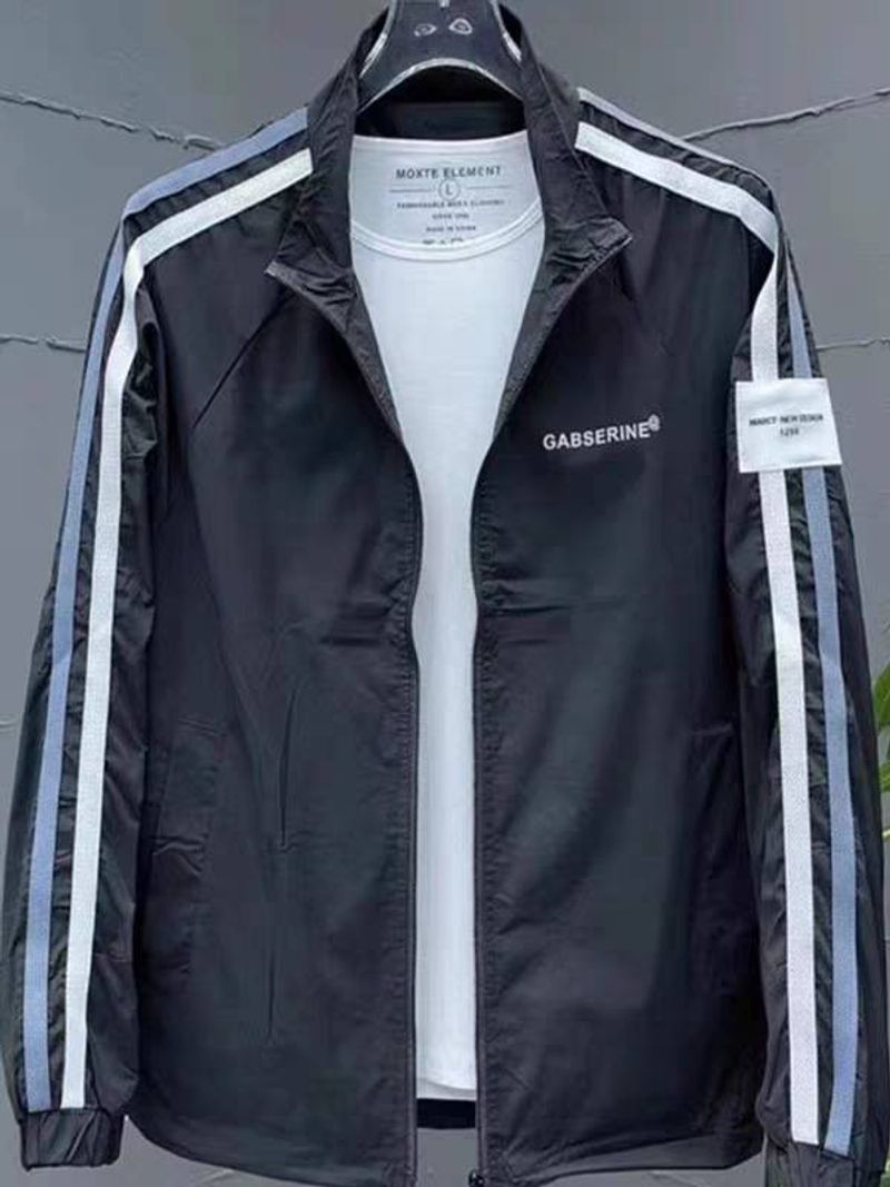 Frühjahr/Sommer 2025 Neue vielseitige Stehkragenjacke, Sonnenschutzkleidung, trendiger, cooler, lockerer und modischer Freizeitmantel für Herren_voghion.com