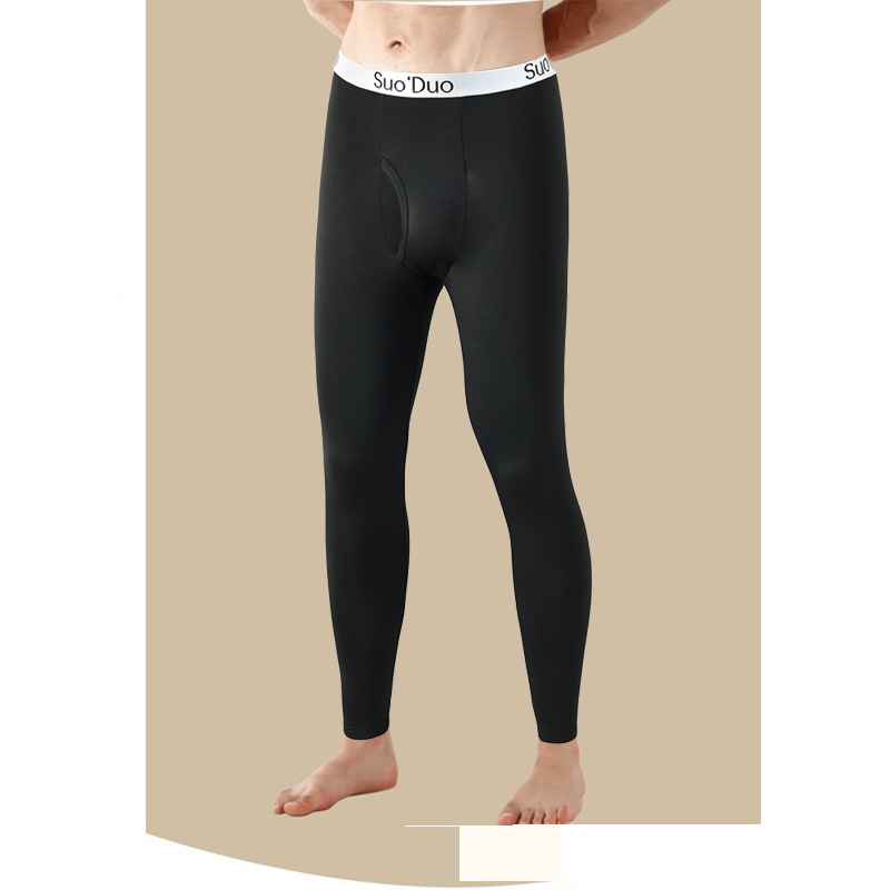 Underwear & Sleepwears Thermal Underwear High Waist Fleece-Lined Winter Leggings With Knee Protection - Plus Size (Black, Light Gray, Dark Gray)_voghion.com